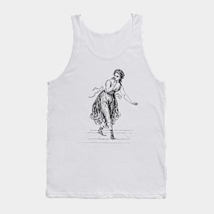 Italian Dancer 1 by Johann Gottfried Schadow Tank Top